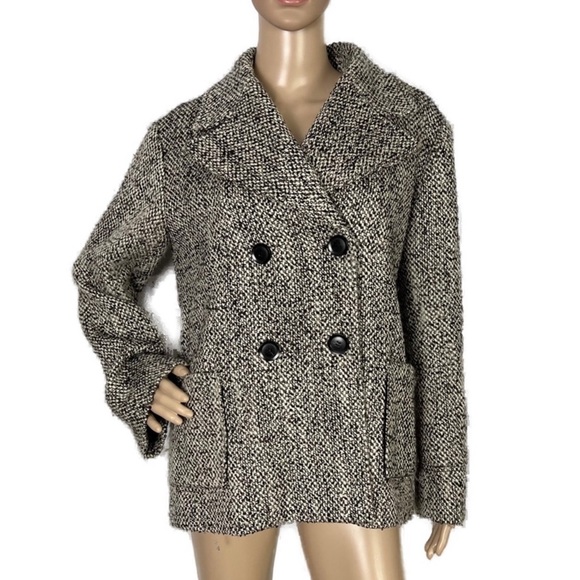 MARISSA WEBB DOUBLE-BREASTED WOOL BLEND COAT - Picture 1 of 5